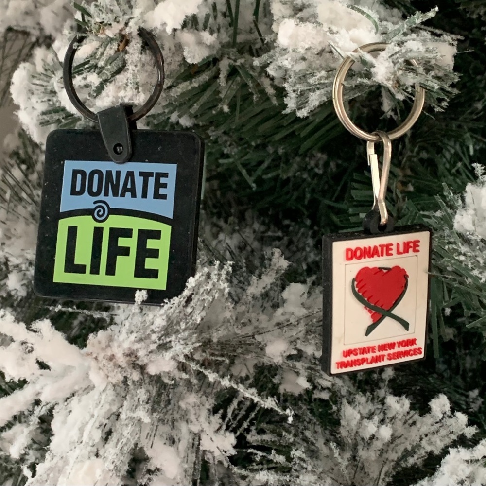 Donate Life Transplant🎄Vintage Ornament keychain